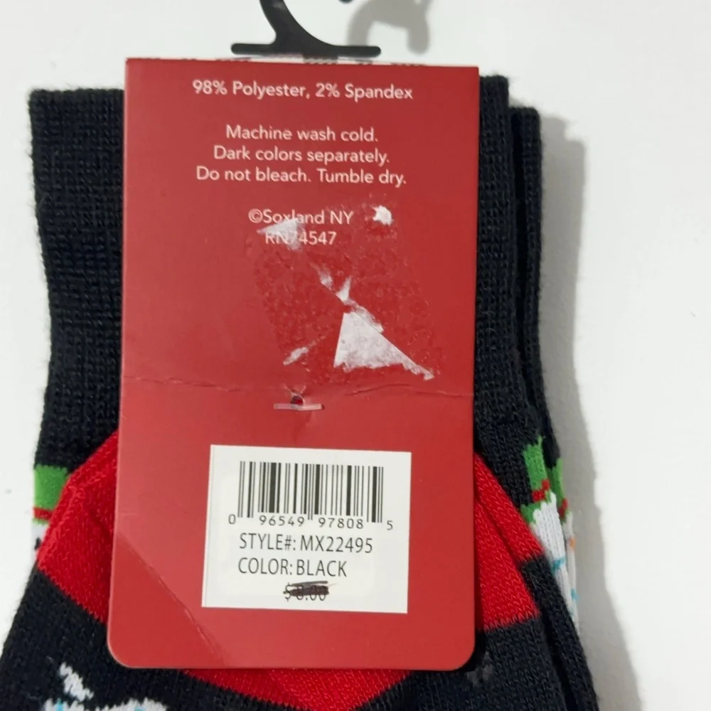 NWT Davco Mens Christmas Snowman Socks 